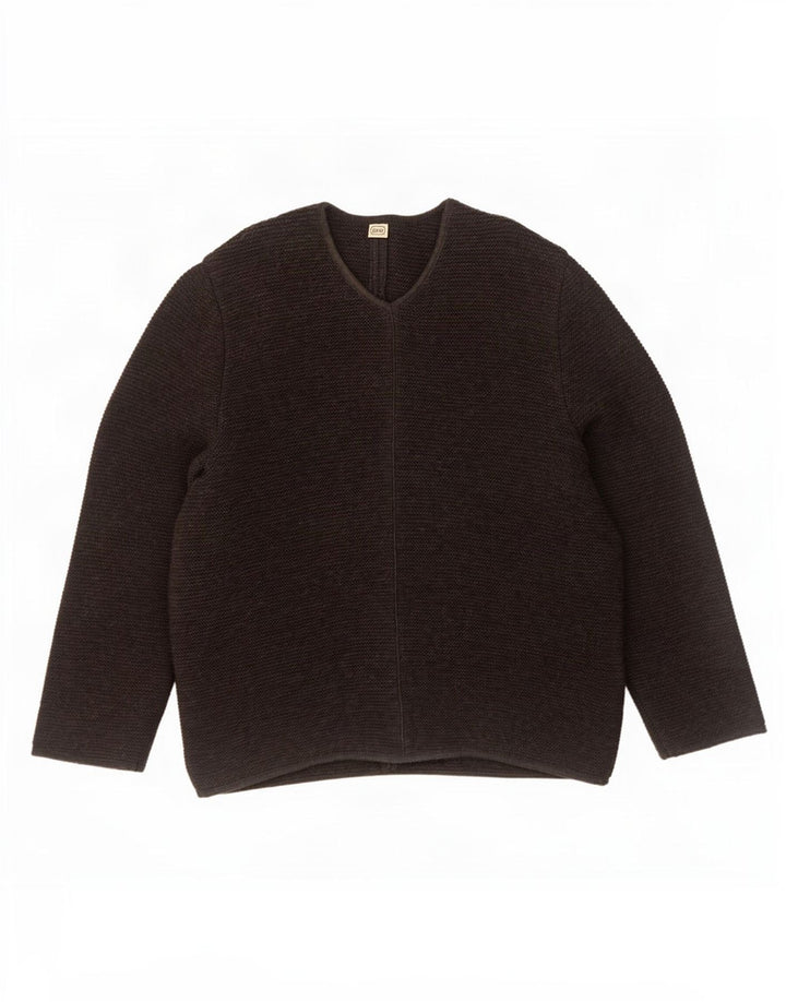 Gossl Pull col V Homme EU 54 XL Laine Noir