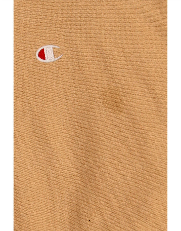 Champion Pull à capuche en coton beige moyen pour homme