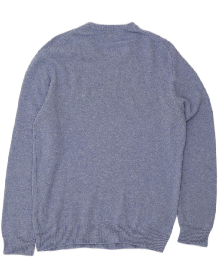 Giesswein Pull à col rond pour homme EU 54 XL Bleu Laine