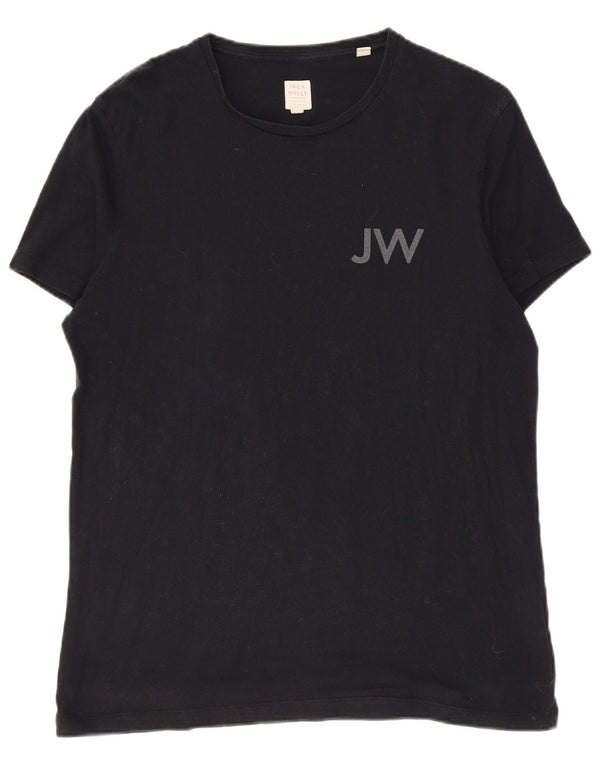 Jack Wills T-shirt graphique pour homme Petit noir en coton