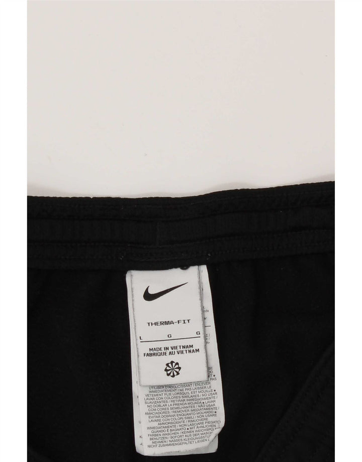 Nike Pantalon de survêtement Therma-Fit pour homme Taille L Noir Polyester