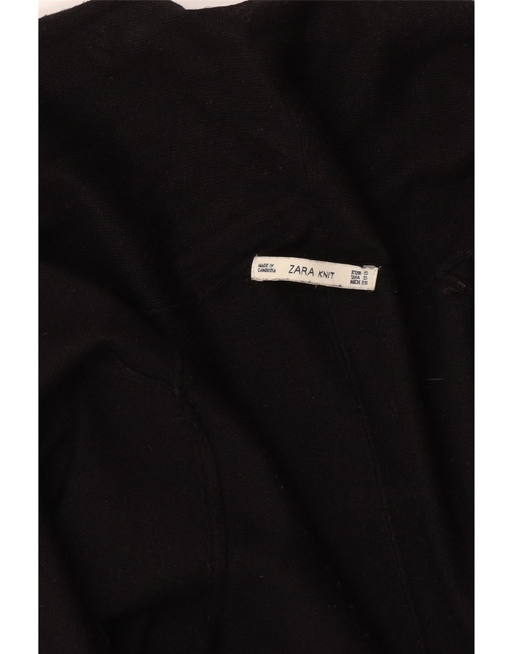 Zara Cardigan ouvert pour femme UK 8 Small Noir