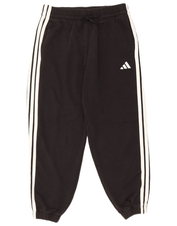 Adidas Pantalon de survêtement pour femme Joggers UK 12/14 Coton noir moyen