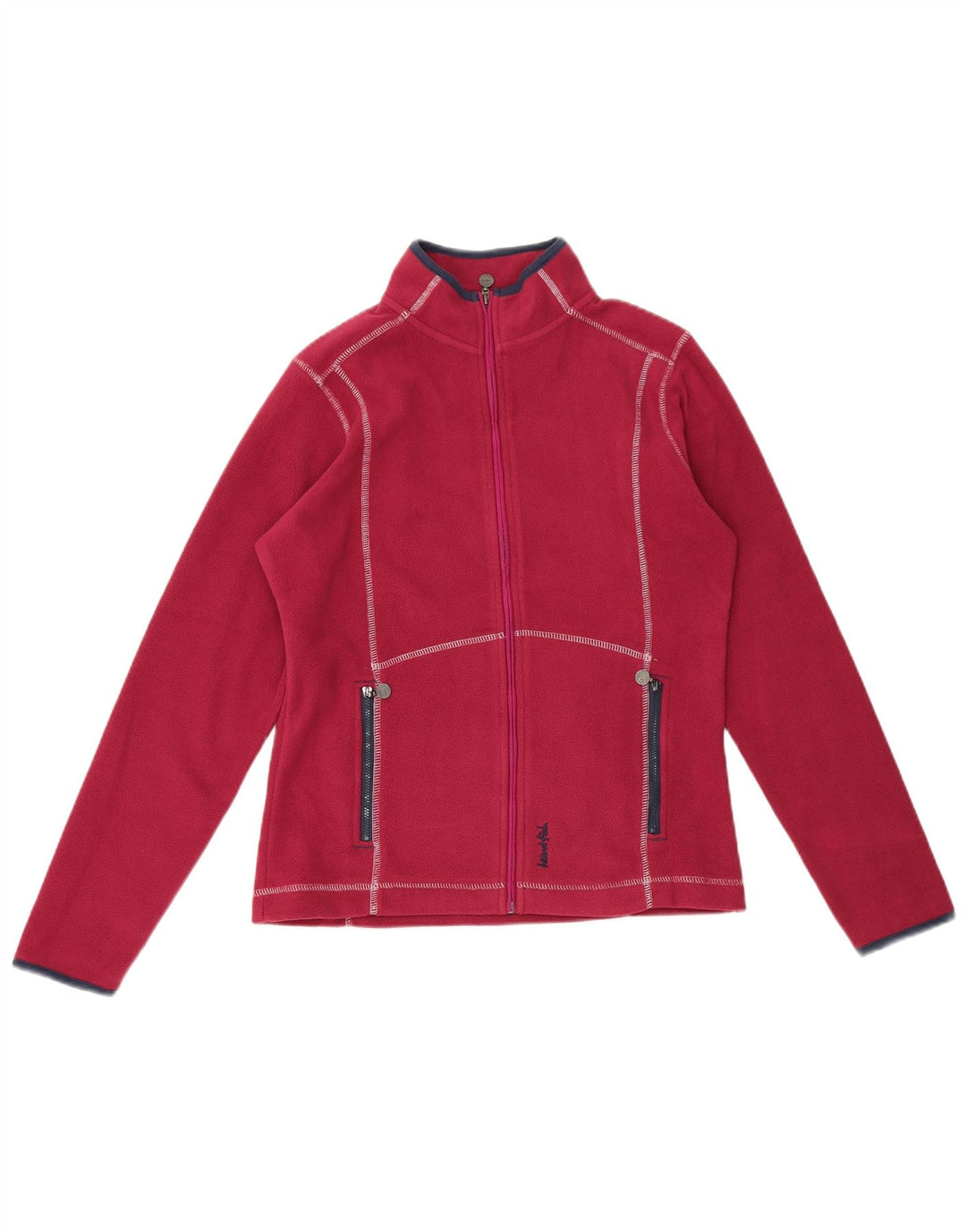 Weird Fish Veste polaire pour femme UK 10 Petit Bordeaux Polyester