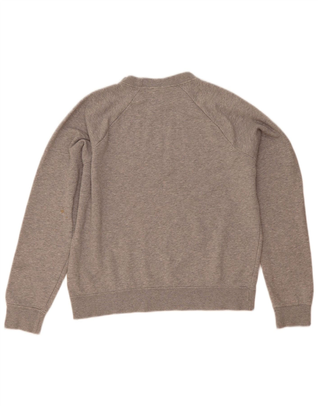 Nike Femme Sweat-shirt graphique surdimensionné UK 10 Petit Gris Moucheté