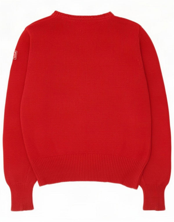 Murphy & Nye Pull coupe classique à col bateau pour femme UK 14 Rouge moyen
