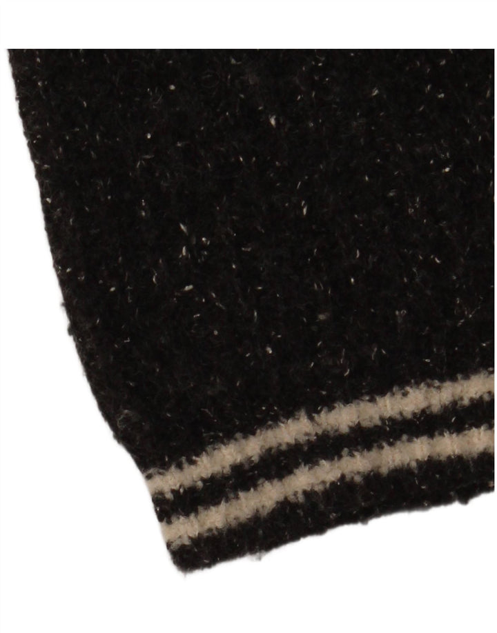 Belfe & Belfe Pull col V pour homme en laine mouchetée Gris Large
