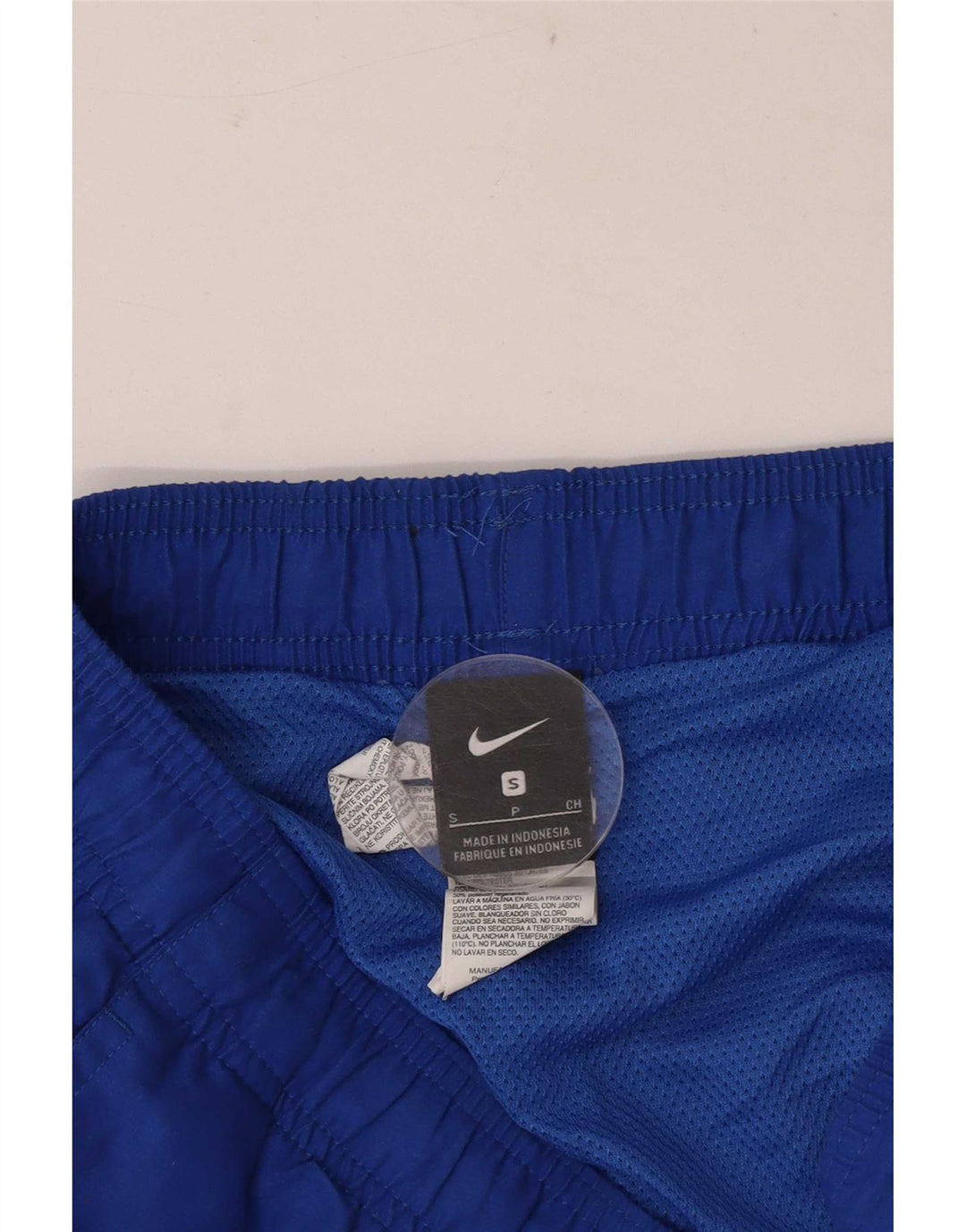 Short de sport Nike Graphic Regular pour hommes, petit, bleu, polyester