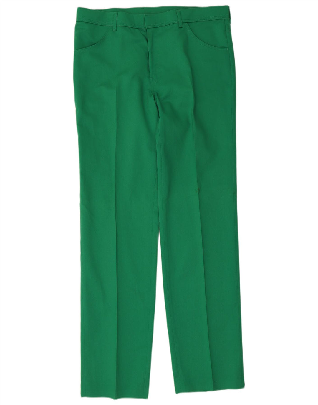 Farah Pantalon décontracté droit femme W36 L34 Vert Polyester