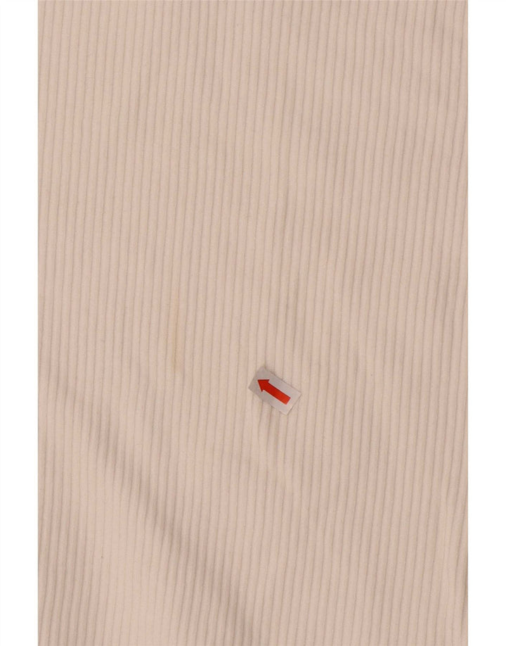Polo Homme Zara Homme Coton Rayé Blanc Moyen