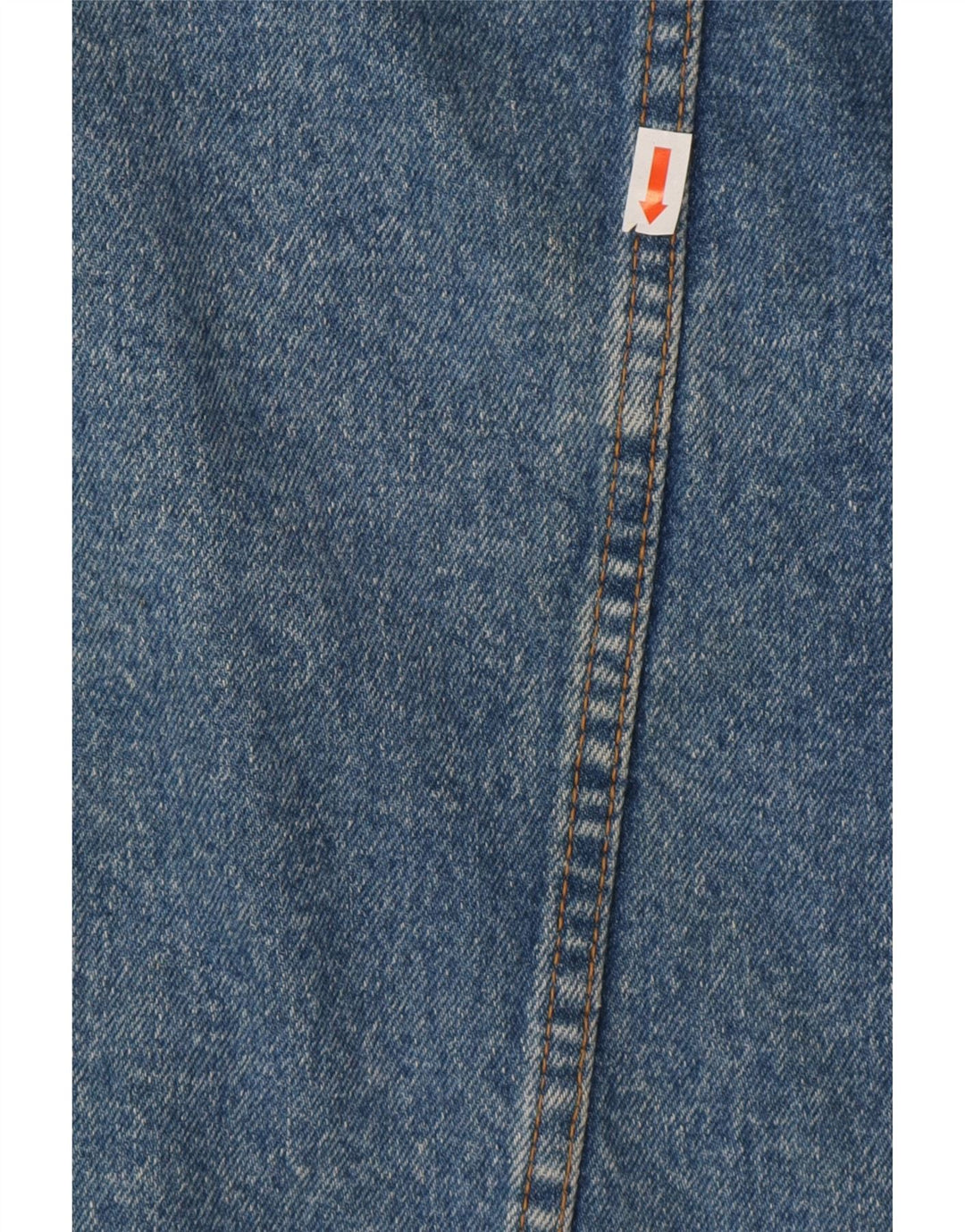 Veste en denim surdimensionnée femme vintage UK 14 Coton bleu moyen