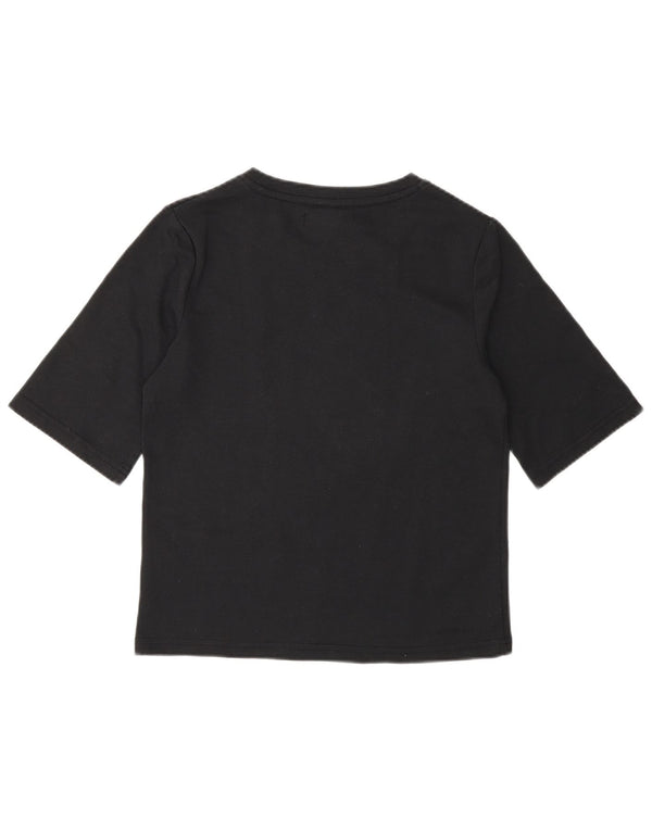 U.S. Polo Assn. T-Shirt Court Femme UK 6 XS Coton Noir