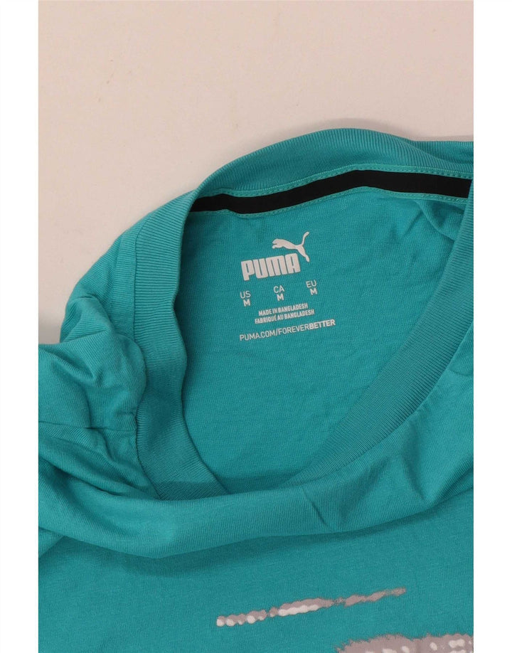 Puma Tee-Shirt Regular Graphic Homme Bleu Moyen