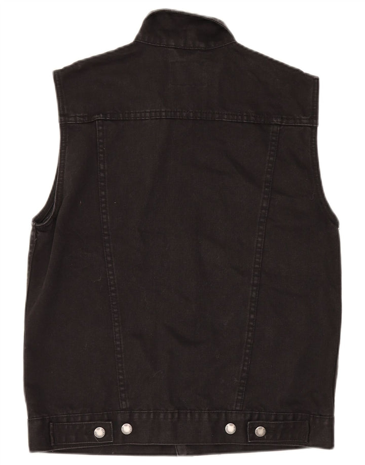 Cheap Monday Gilet en jean pour homme UK 38 Coton noir moyen