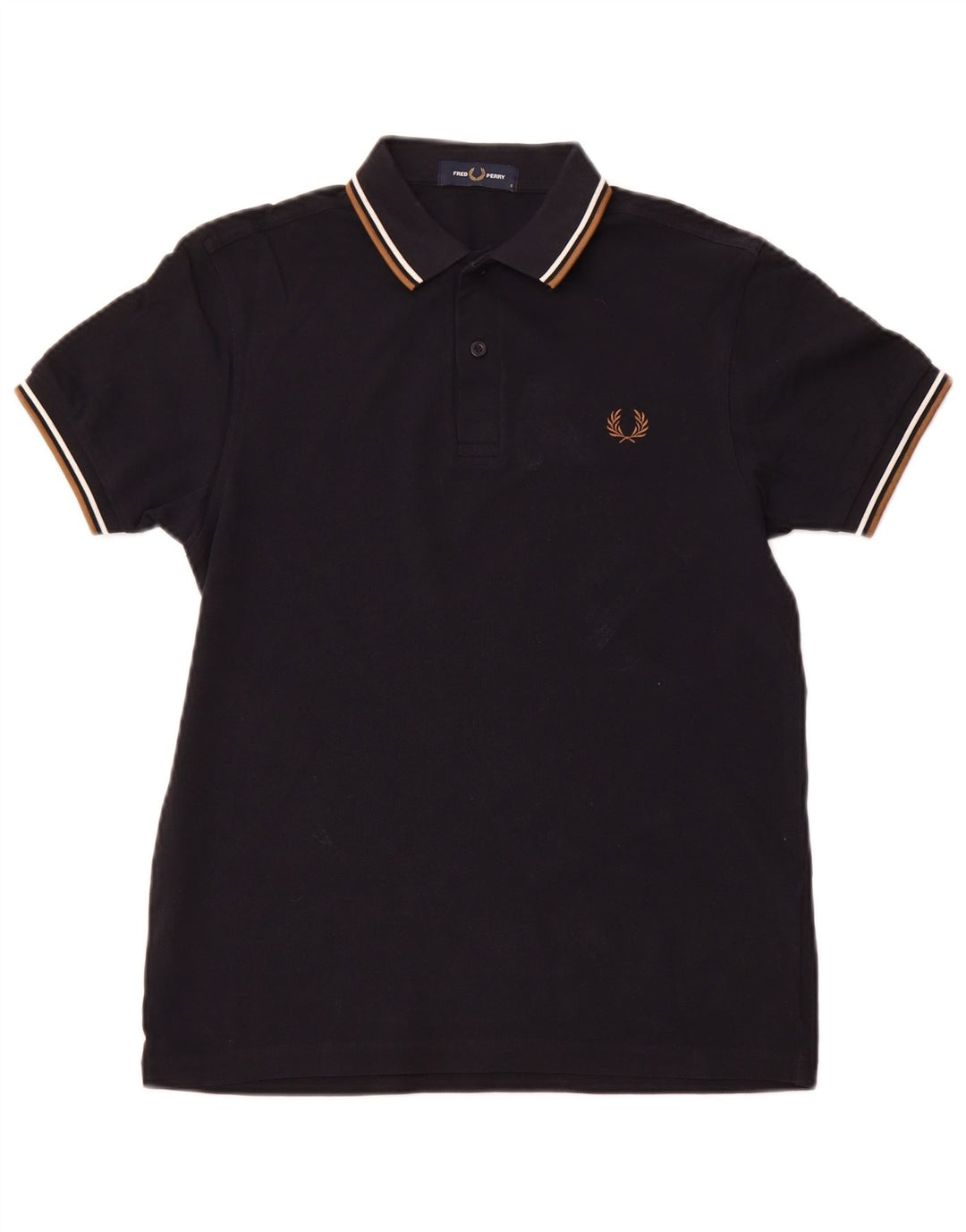 FRED PERRY Polo Homme Petit Bleu Marine Coton