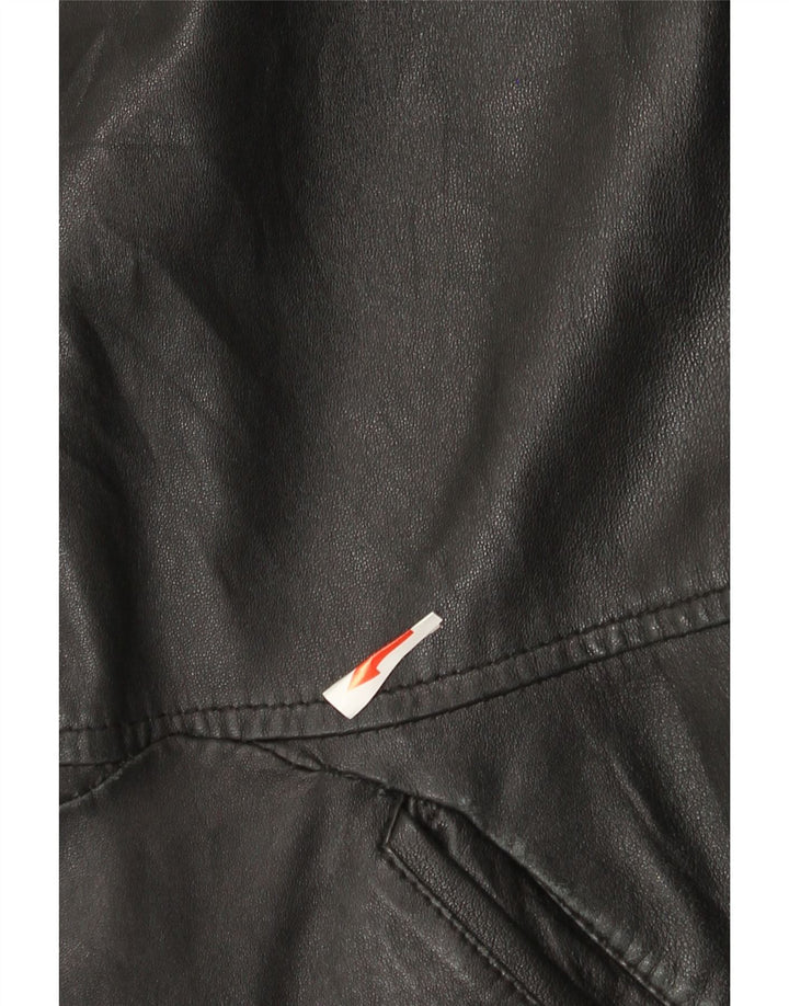 Conbipel Veste en Cuir Femme IT 44 Cuir Noir Moyen