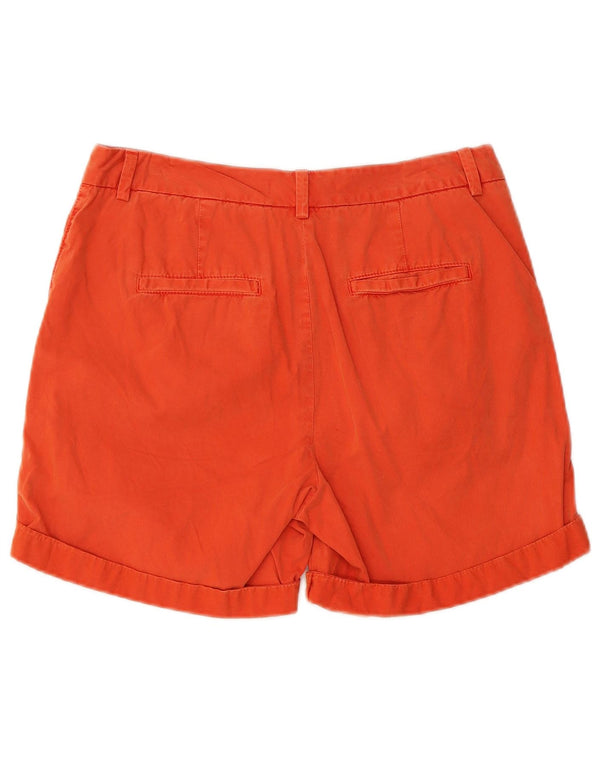 Marks & Spencer Short chino pour femme UK 10 Small W30 Orange Coton