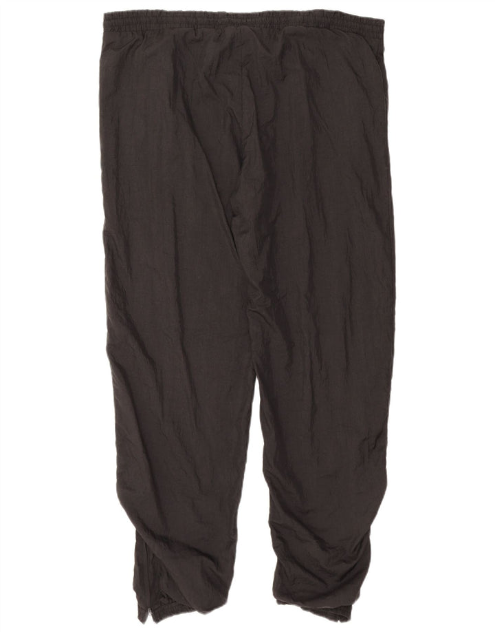 PUMA Mens Tracksuit Trousers Joggers Large Black Nylon