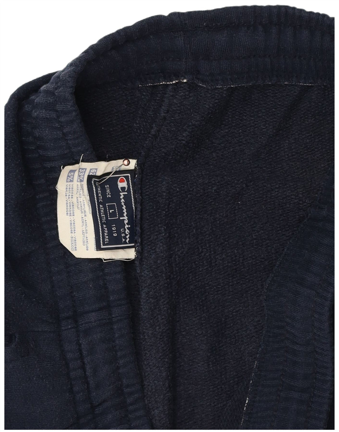 Champion Pantalon De Survêtement Homme Large Bleu Marine Coton