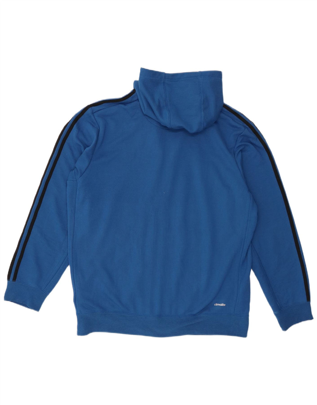Adidas Pull à capuche zippé pour homme XL Bleu Polyester