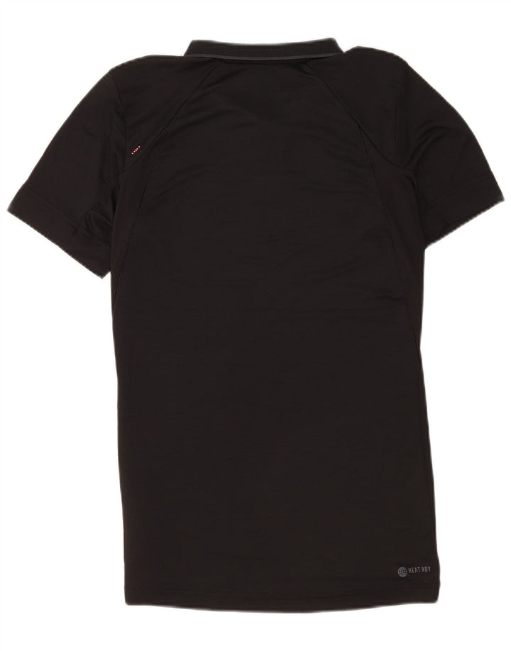 Adidas Polo coupe classique pour homme Noir moyen Polyester