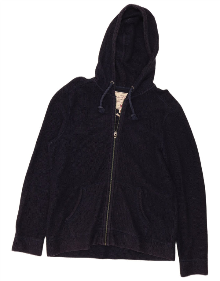 Fat Face Pull à capuche zippé pour homme en coton bleu marine Taille L