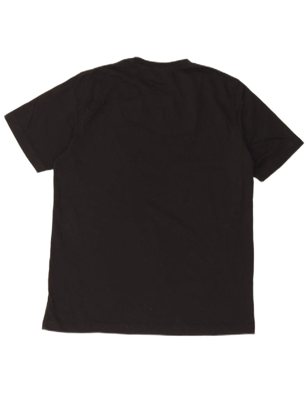 Diesel T-Shirt Graphique Homme Grand Noir Coton