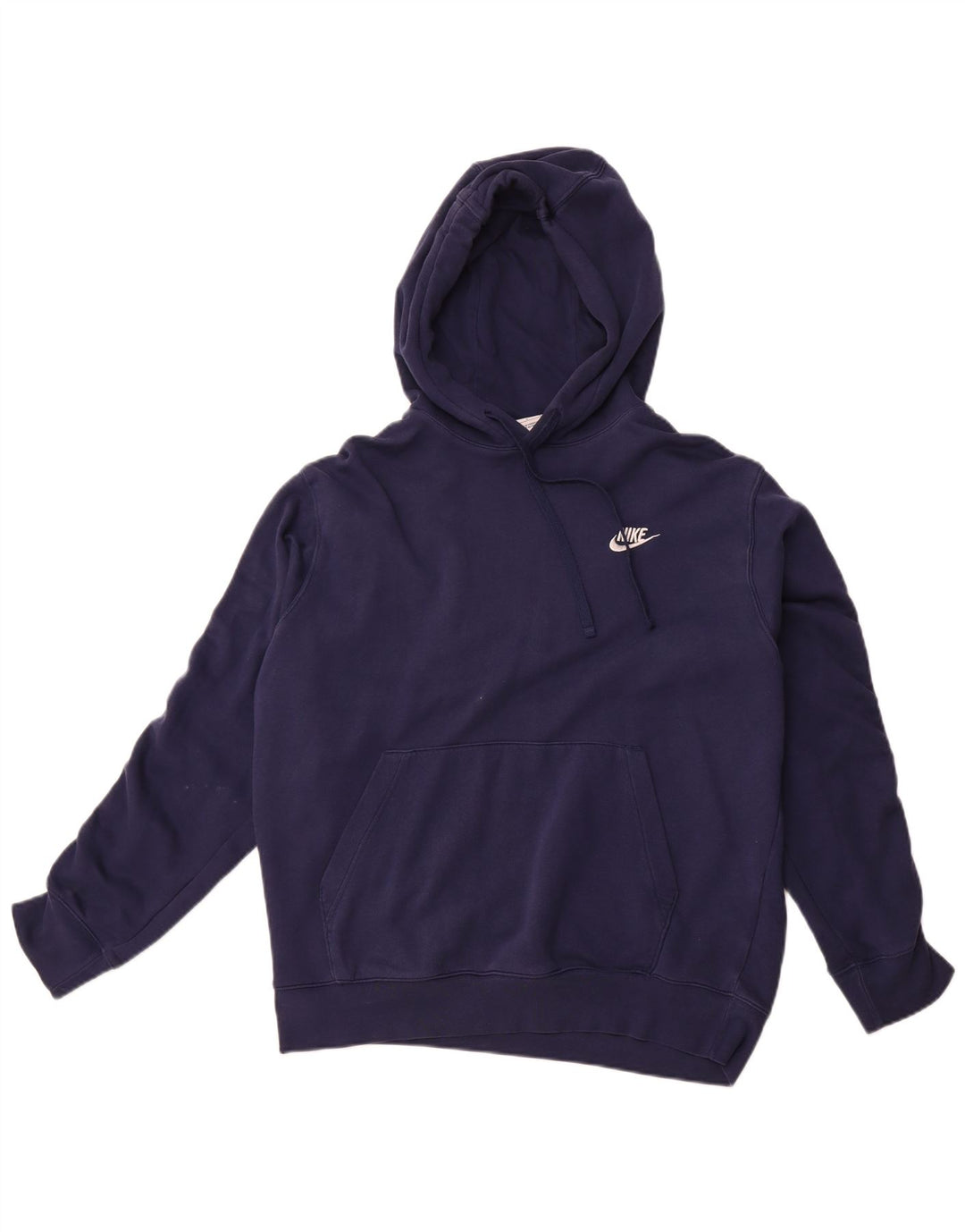 Nike Pull à capuche graphique pour homme en coton bleu marine Taille L