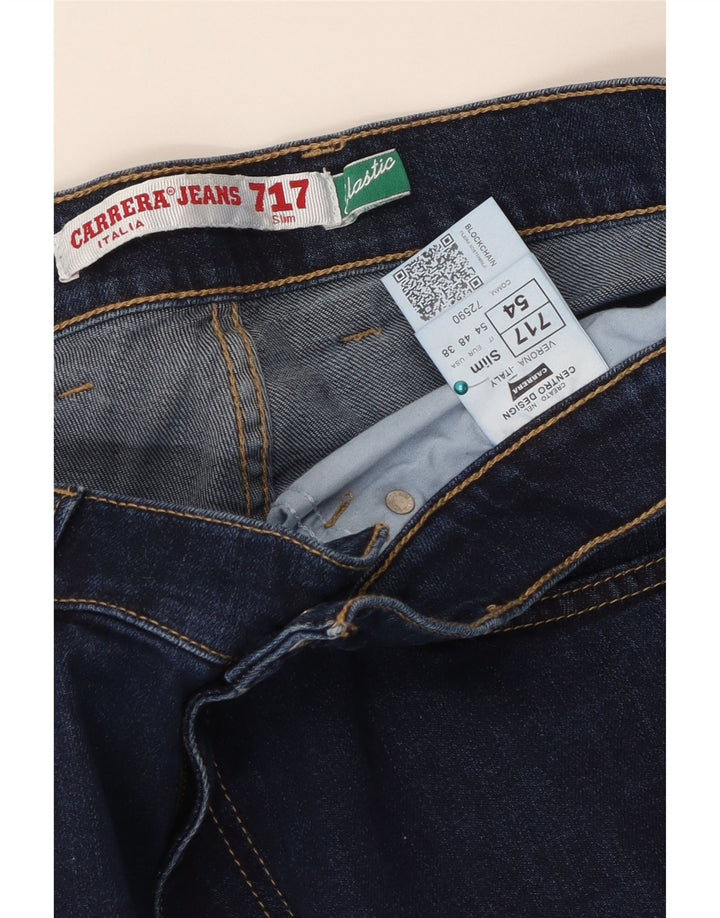 CARRERA Jean Slim 717 Homme W38 L29 Bleu Marine Coton