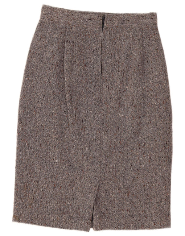 jupe crayon femme vintage Medium W30 Gris Moucheté