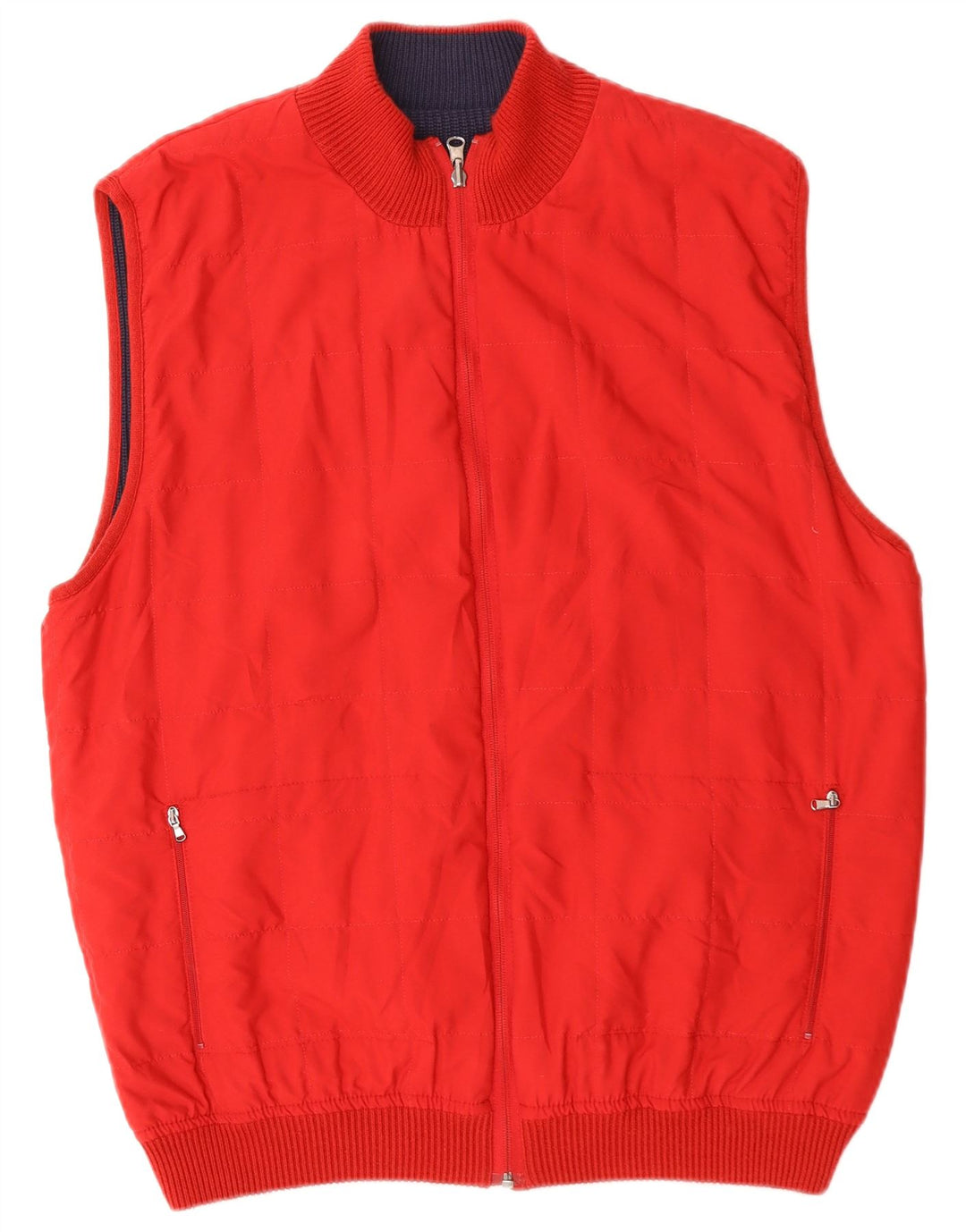 BOGGI Gilet Réversible Homme IT 52 XL Rouge Polyacrylique