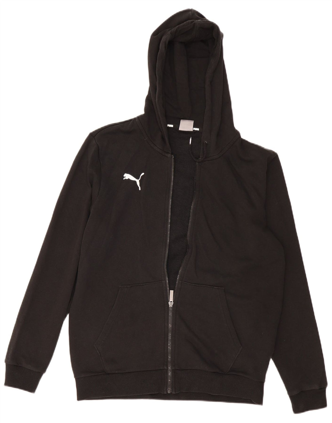 Puma Sweat à Capuche Zippé Homme Noir Moyen Coton