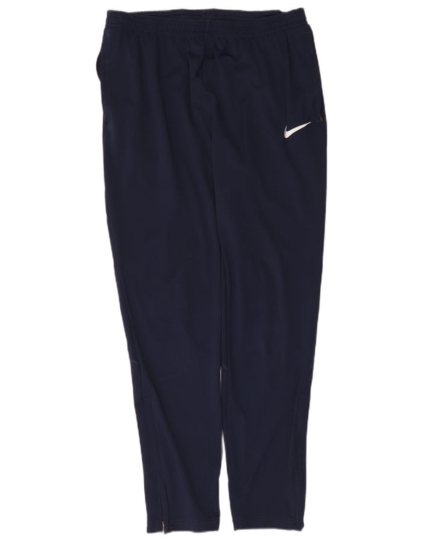 Pantalon de survêtement Nike Dri Fit pour hommes, grand, bleu marine, polyester