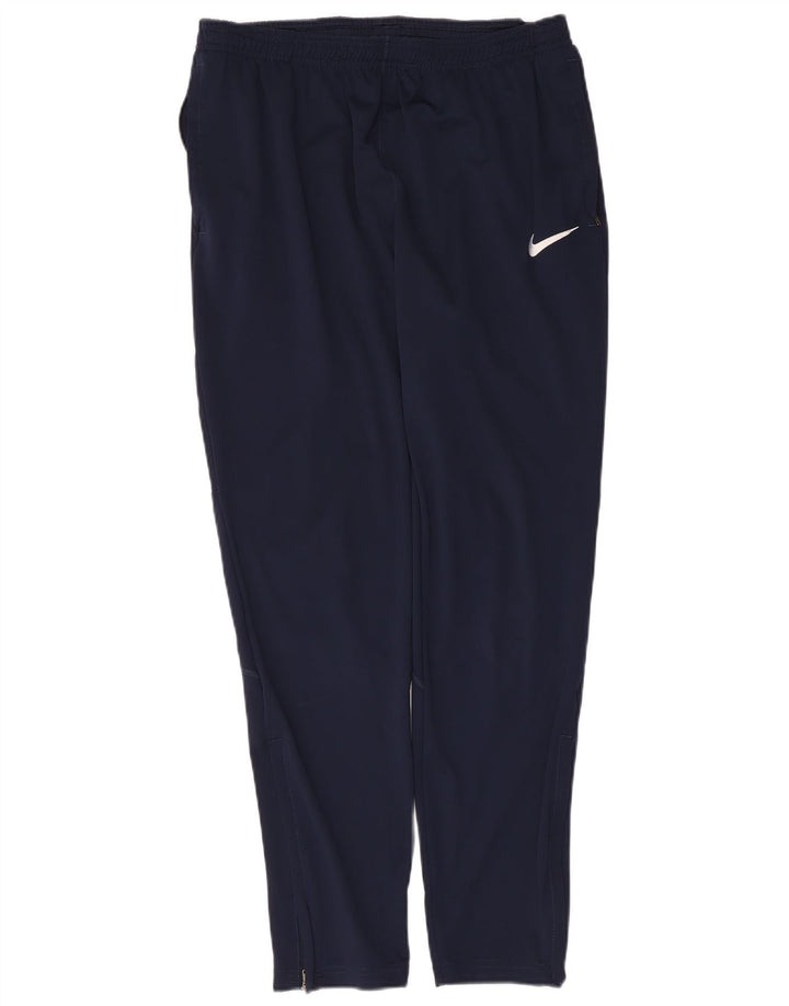 Pantalon de survêtement Nike Dri Fit pour hommes, grand, bleu marine, polyester