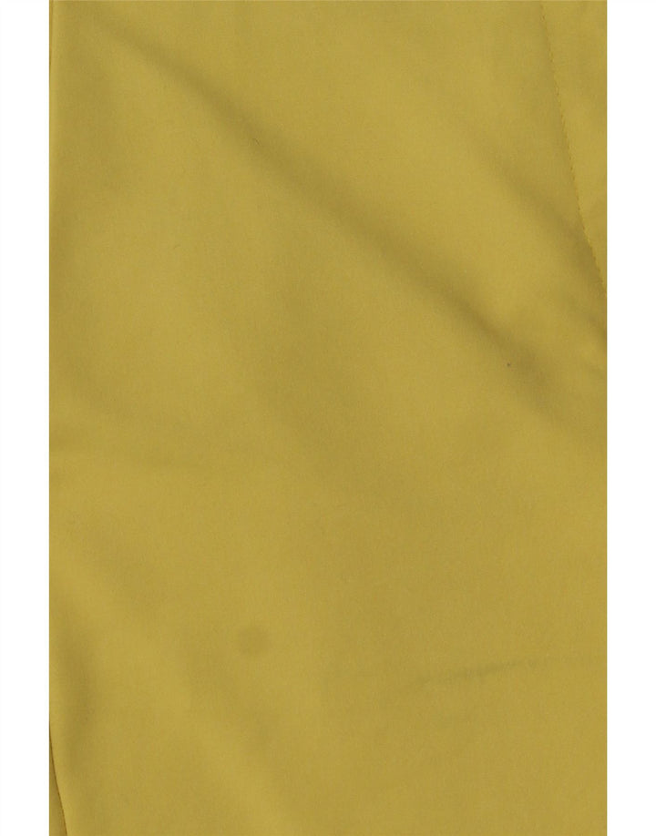 Zara Pantalon Chino Slim Femme Moyen W28 L26 Jaune