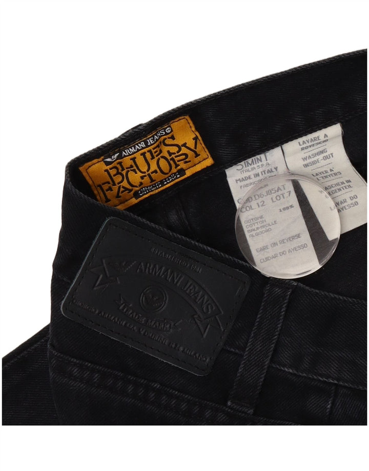 Armani Femme Jean Fuselé W30 L28 Coton Noir