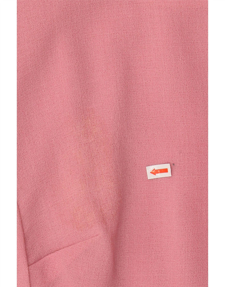 VINTAGE Robe fourreau femme UK 12 Rose moyen