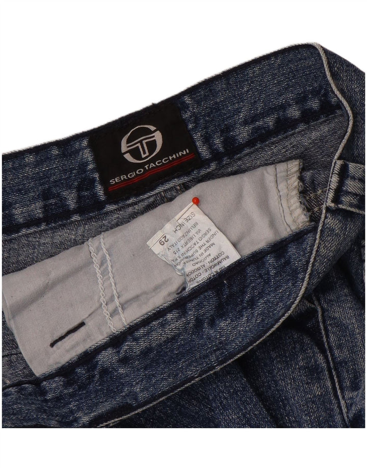 Sergio Tacchini Jean Bootcut Femme W29 L35 Bleu Coton