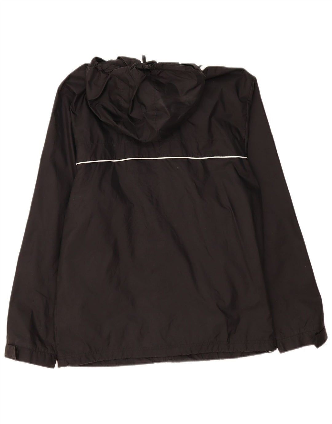 ADIDAS Veste de pluie à capuche pour homme UK 36/38 Small Noir Polyamide