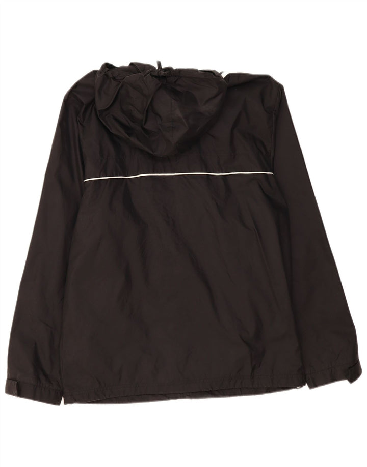 ADIDAS Veste de pluie à capuche pour homme UK 36/38 Small Noir Polyamide