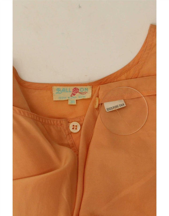 Balloon Robe Asymétrique Femme EU 38 Soie Orange Moyen