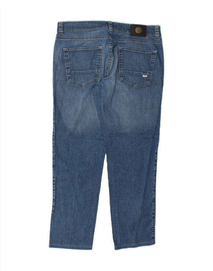 TRUSSARDI Mens Straight Jeans W38 L29 Blue Cotton Vintage Trussardi and Second-Hand Trussardi from Messina Hembry 