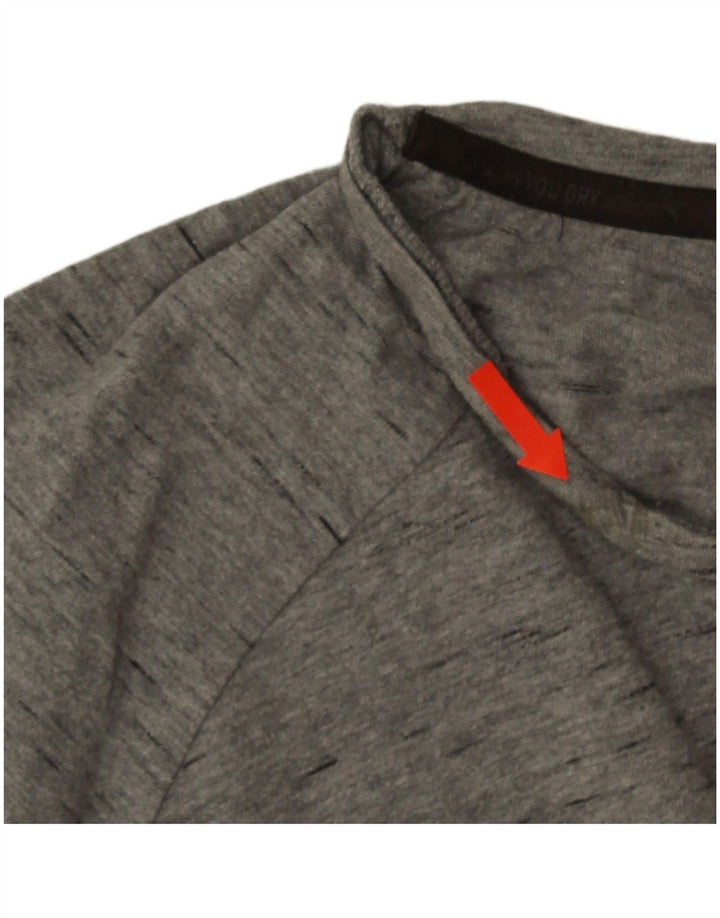Puma T-Shirt Homme Grand Gris Moucheté Coton