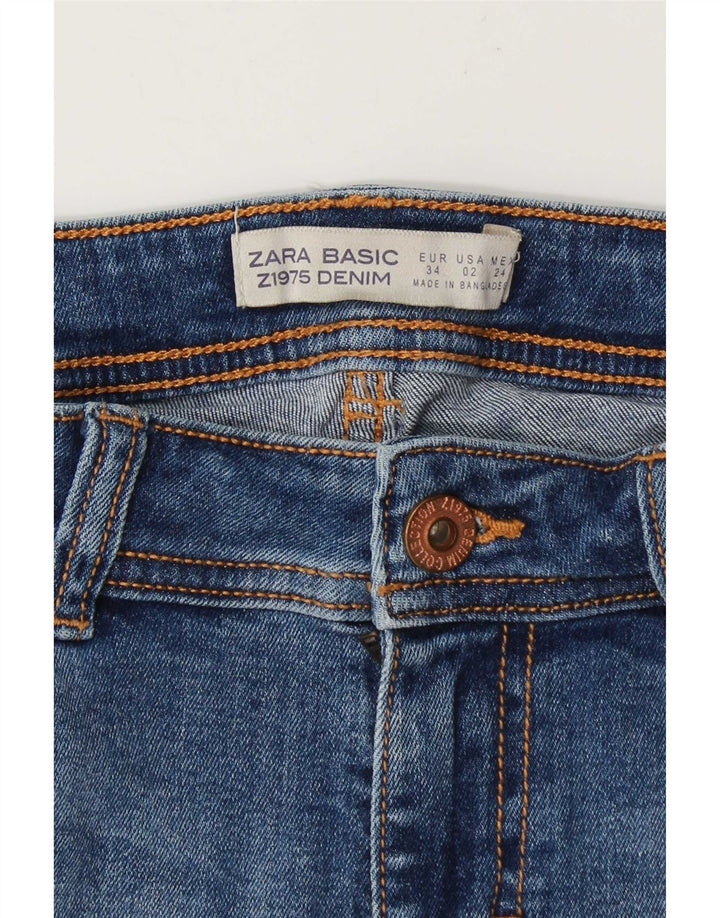 Zara Jean Slim Femme EU 34 2XS W24 L23 Bleu