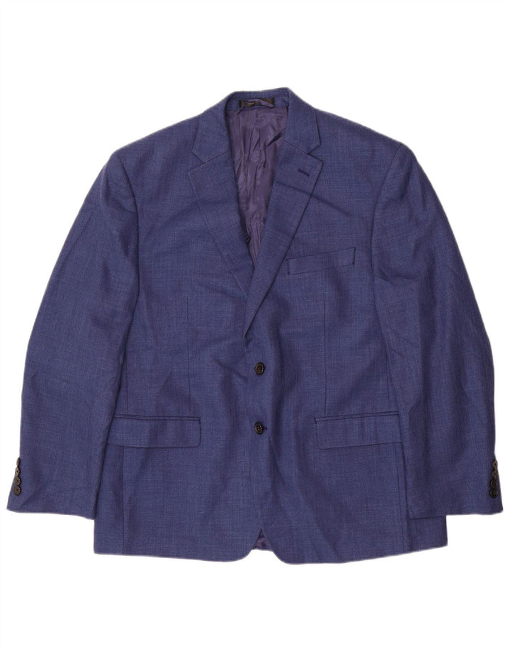 Ralph Lauren Veste blazer à 2 boutons pour homme UK 42 XL Bleu Polyester