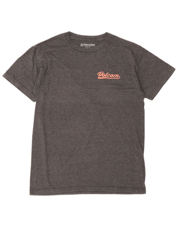 Volcom Mens Graphic T-Shirt Top Small Grey Cotton