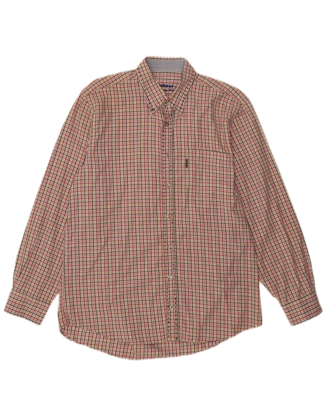 Barbour Chemise Homme Grand Coton Vichy Multicolore