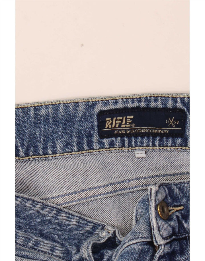 Jeans Bootcut Femme Rifle W28 L34 Bleu Coton
