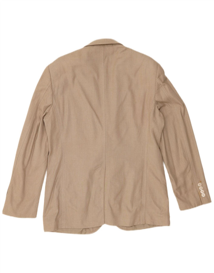 Marks & Spencer Veste blazer à 2 boutons pour homme UK 40 coton beige moyen