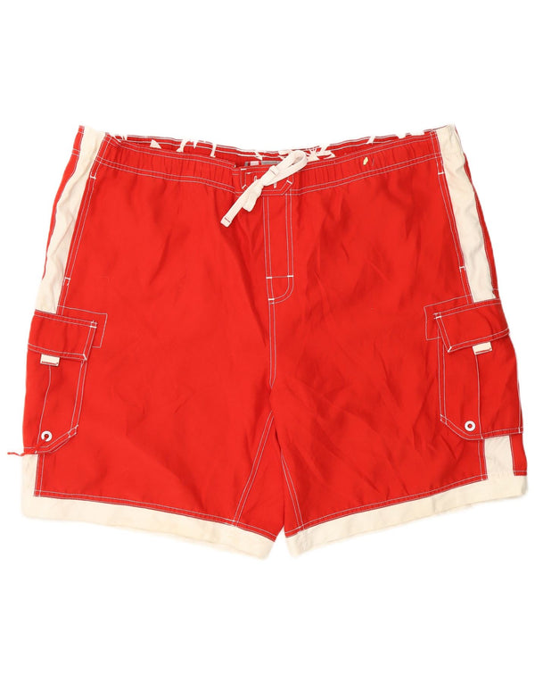 MOSSIMO Short de Bain Homme XL Rouge Colorblock Polyester